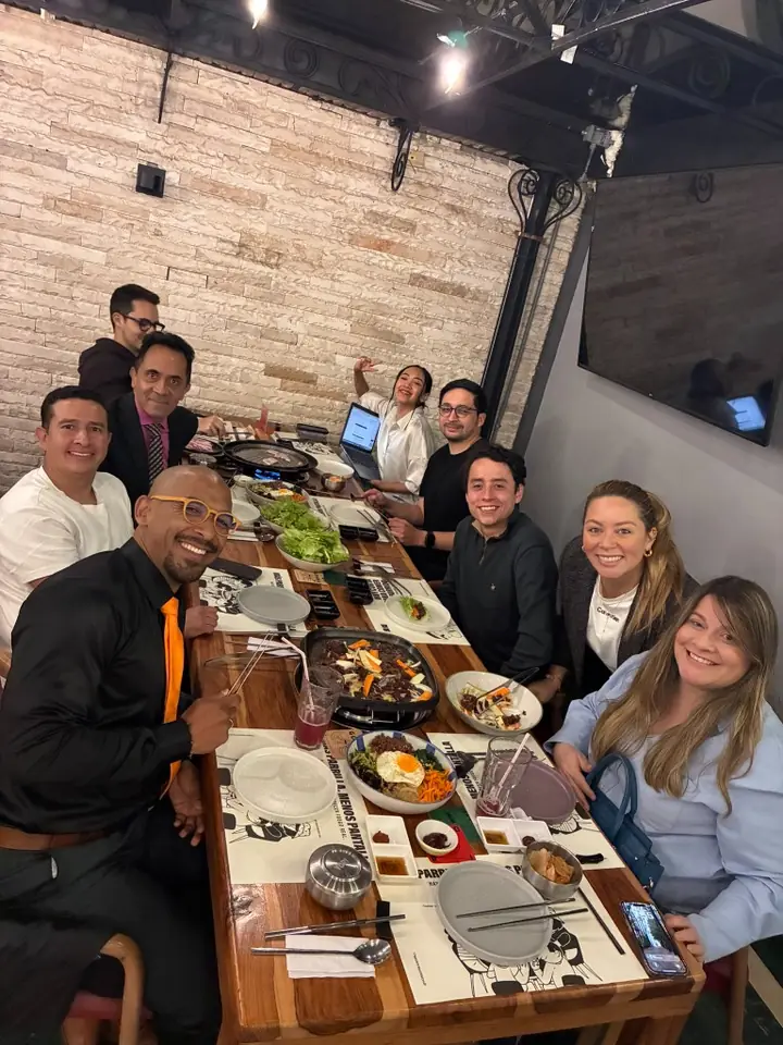 Cena en grupo