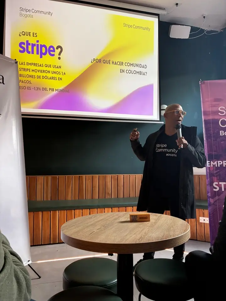 Ignacio en Stripe Community Bogotá